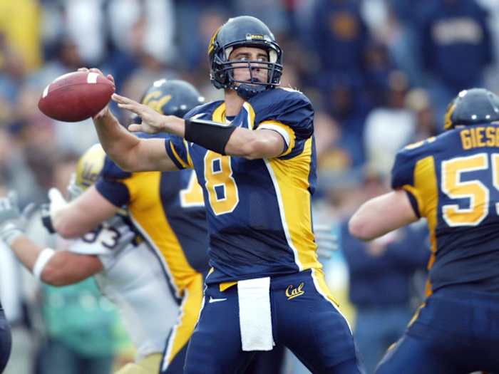 Cal QB Aaron Rodgers in 2004